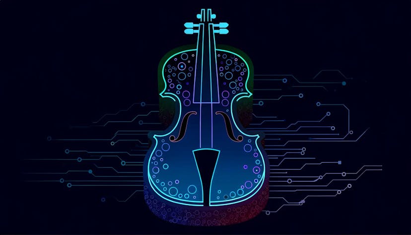 digital Stradivarius violin